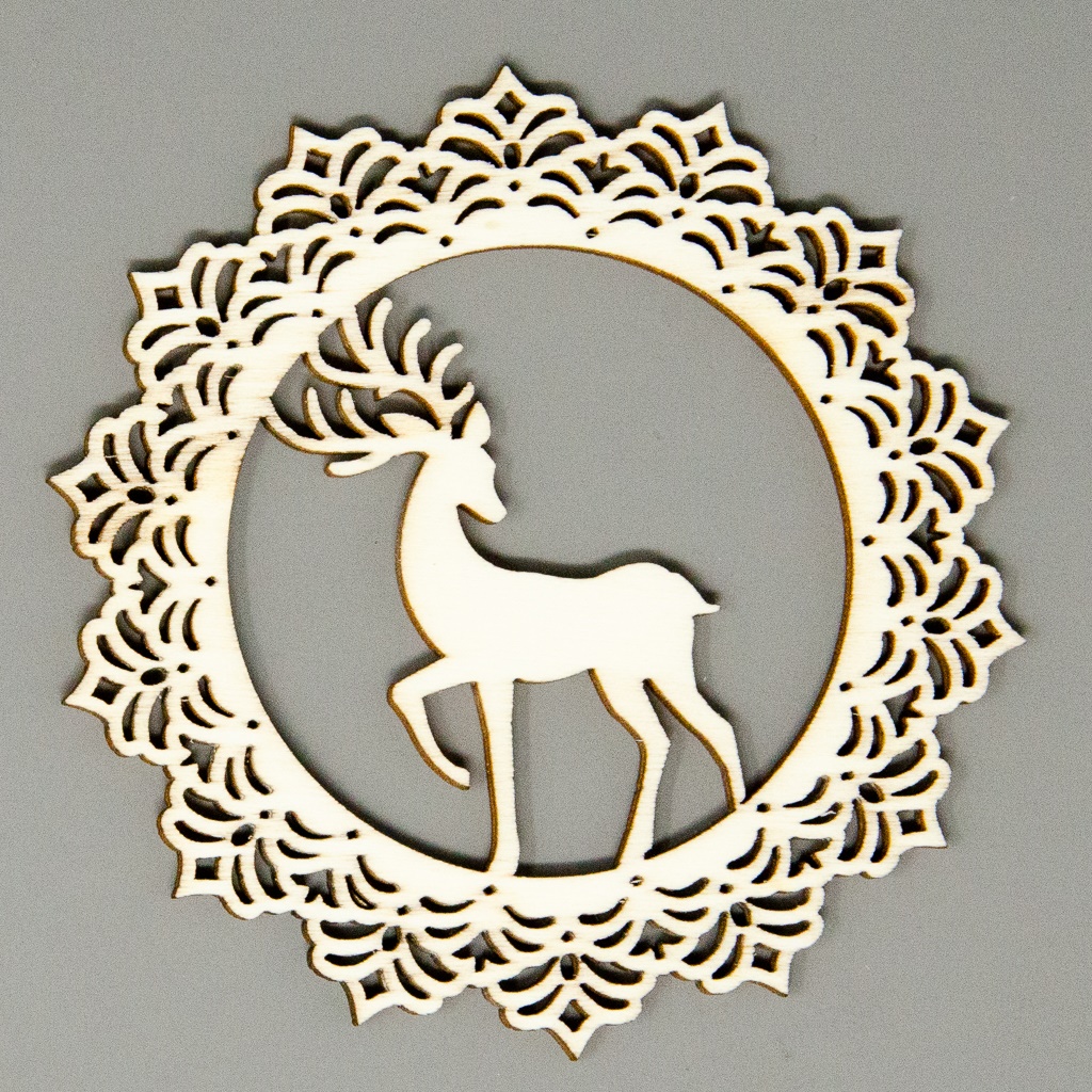 Kreisornament Hirsch