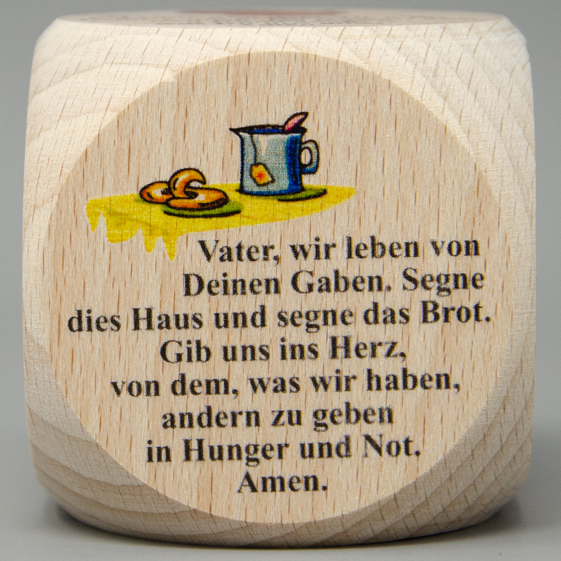 Gebetswürfel mit Tischgebete