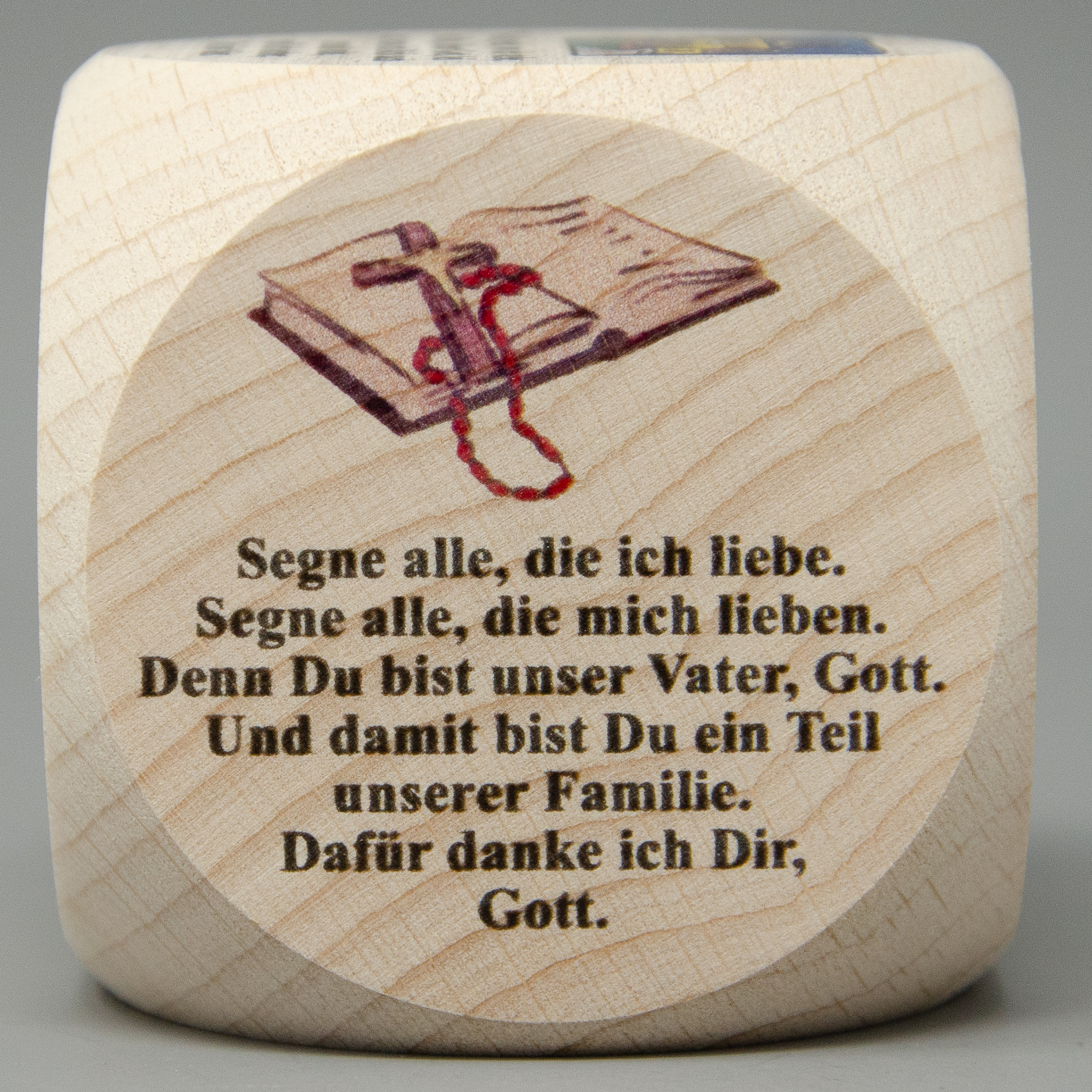 Gebetswürfel mit Tagesgebete