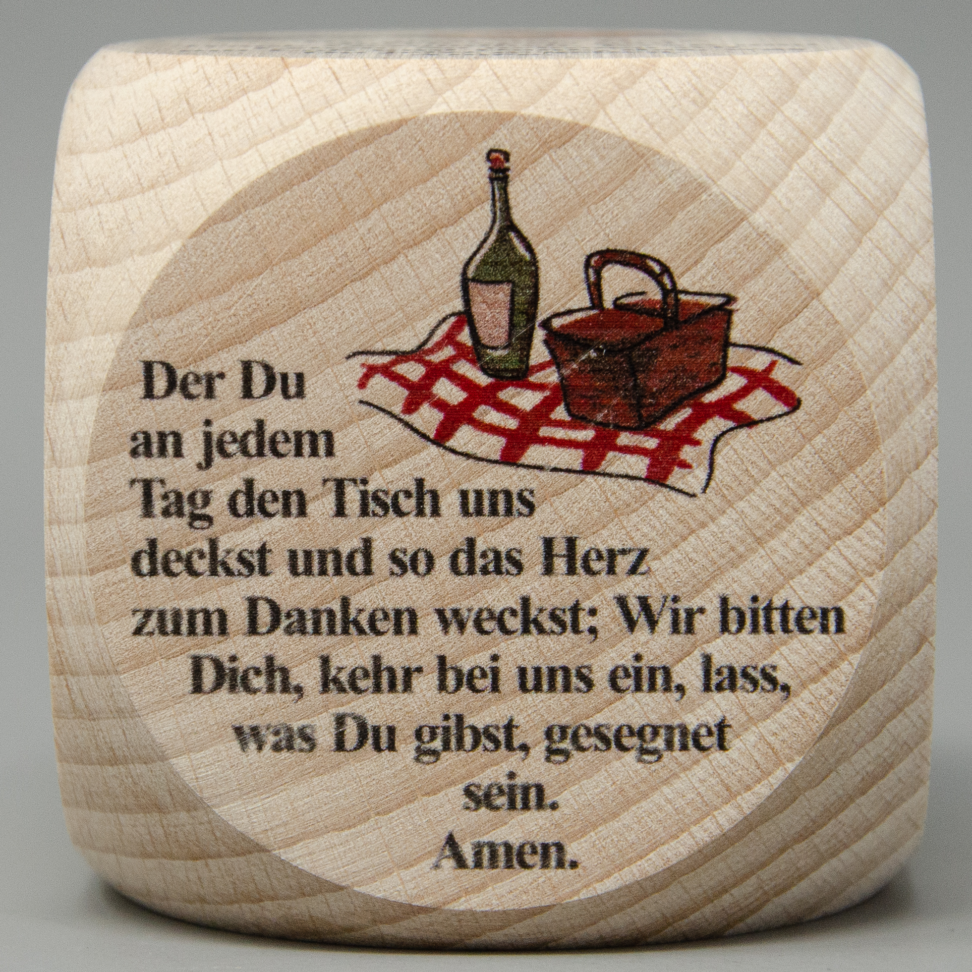 Gebetswürfel mit Tischgebete