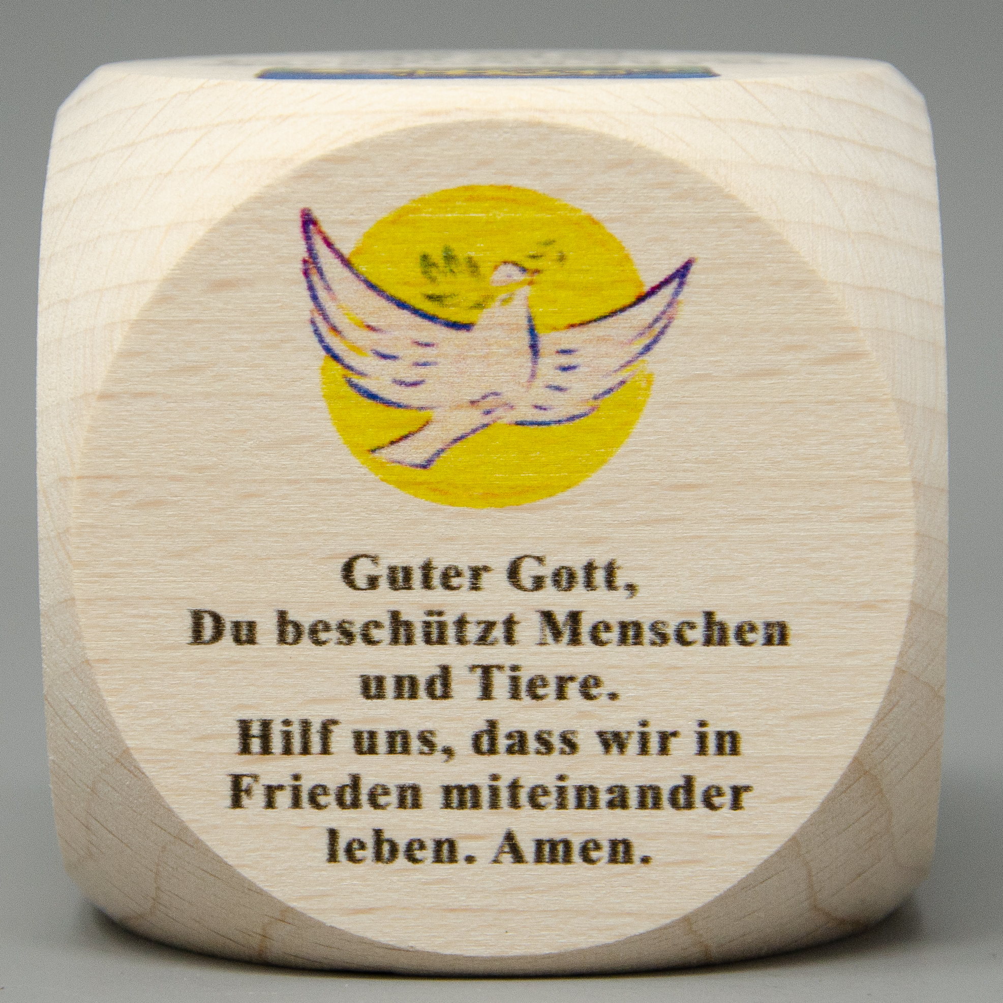 Gebetswürfel mit Tagesgebete